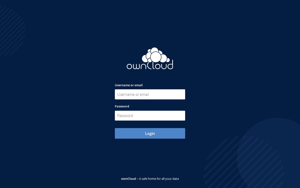 Interface ownCloud — instance hébergée par Domite