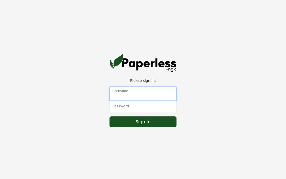 Interface Paperless-ngx — instance hébergée par Domite