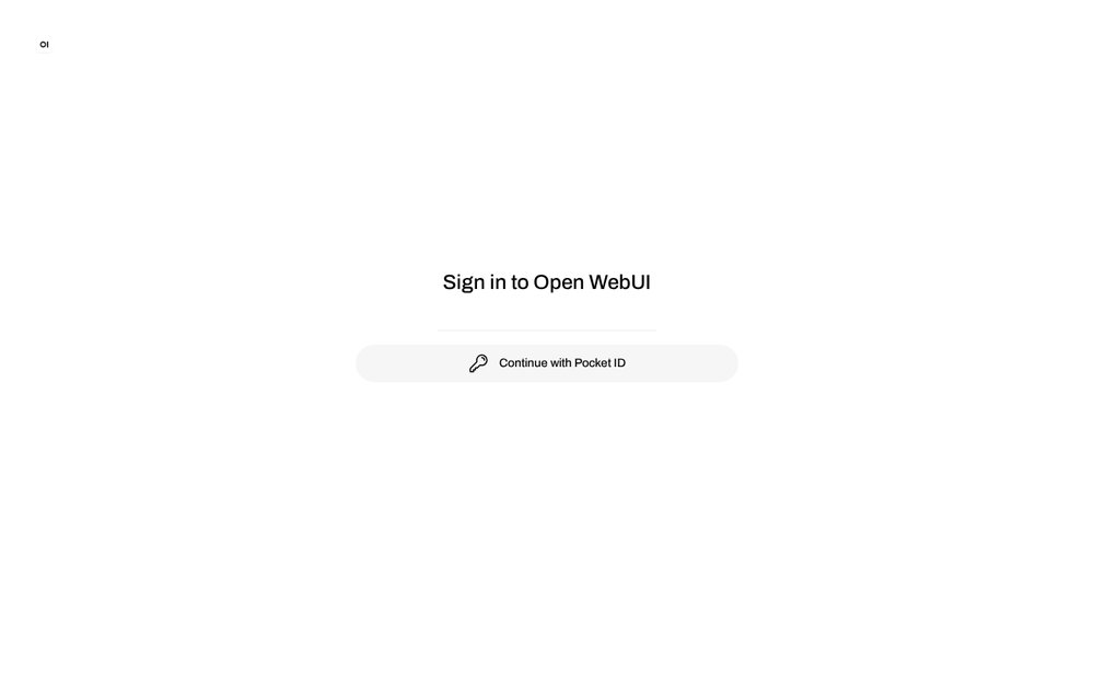 Interface Open WebUI — instance hébergée par Domite